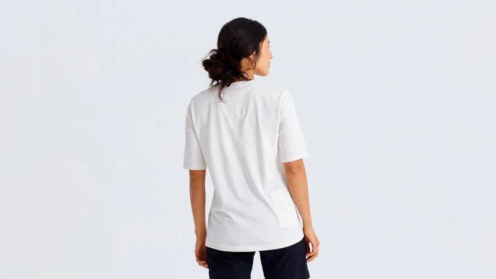 Specialized Tricou Ciclism SPECIALIZED/FJALLRAVEN Women's Cotton Pocket (S/S) - Eggshell