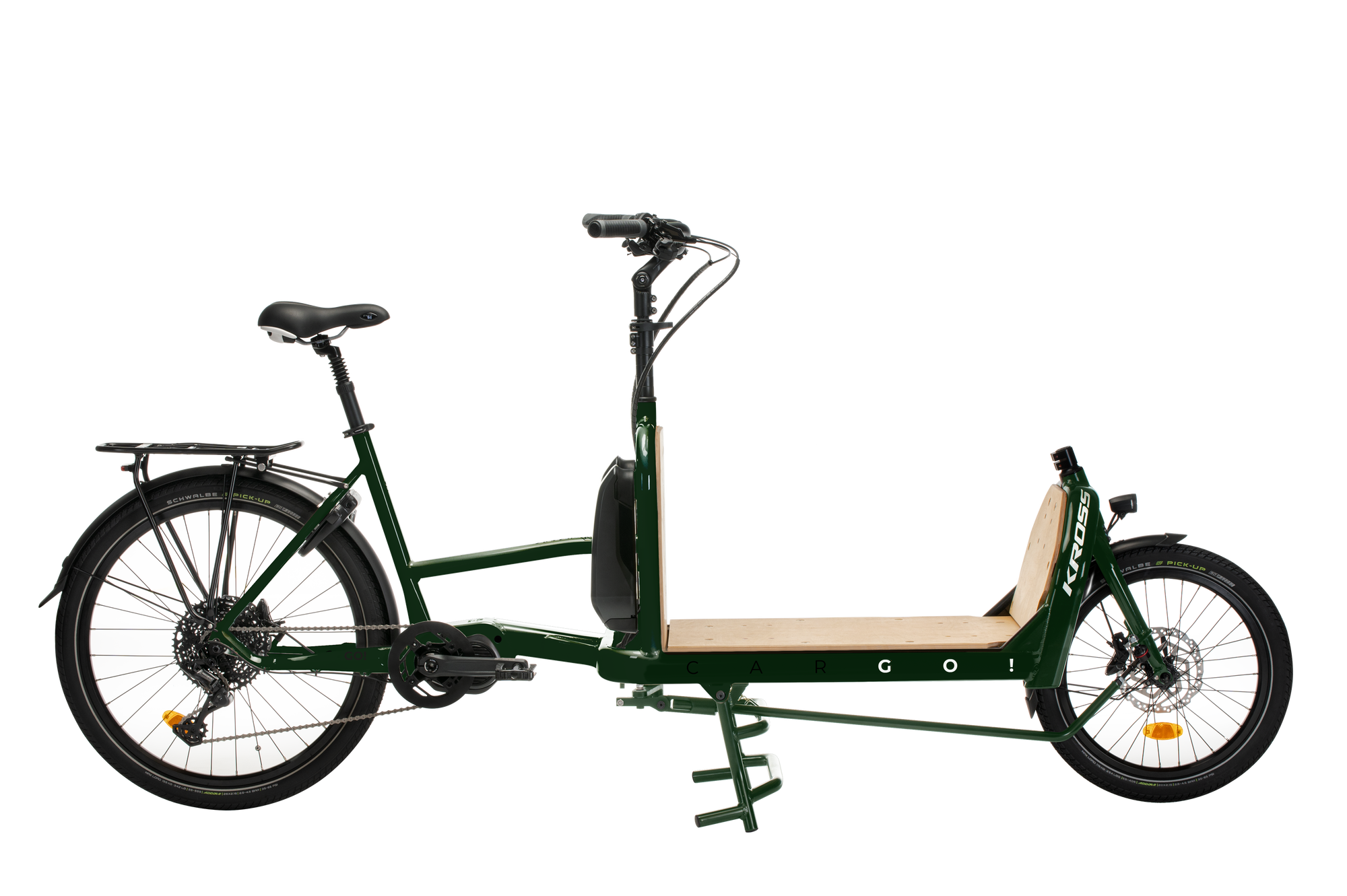Kross Bicicleta MTB Hardtail Kross E-cargo Platform 19 inch verde microSHIFT