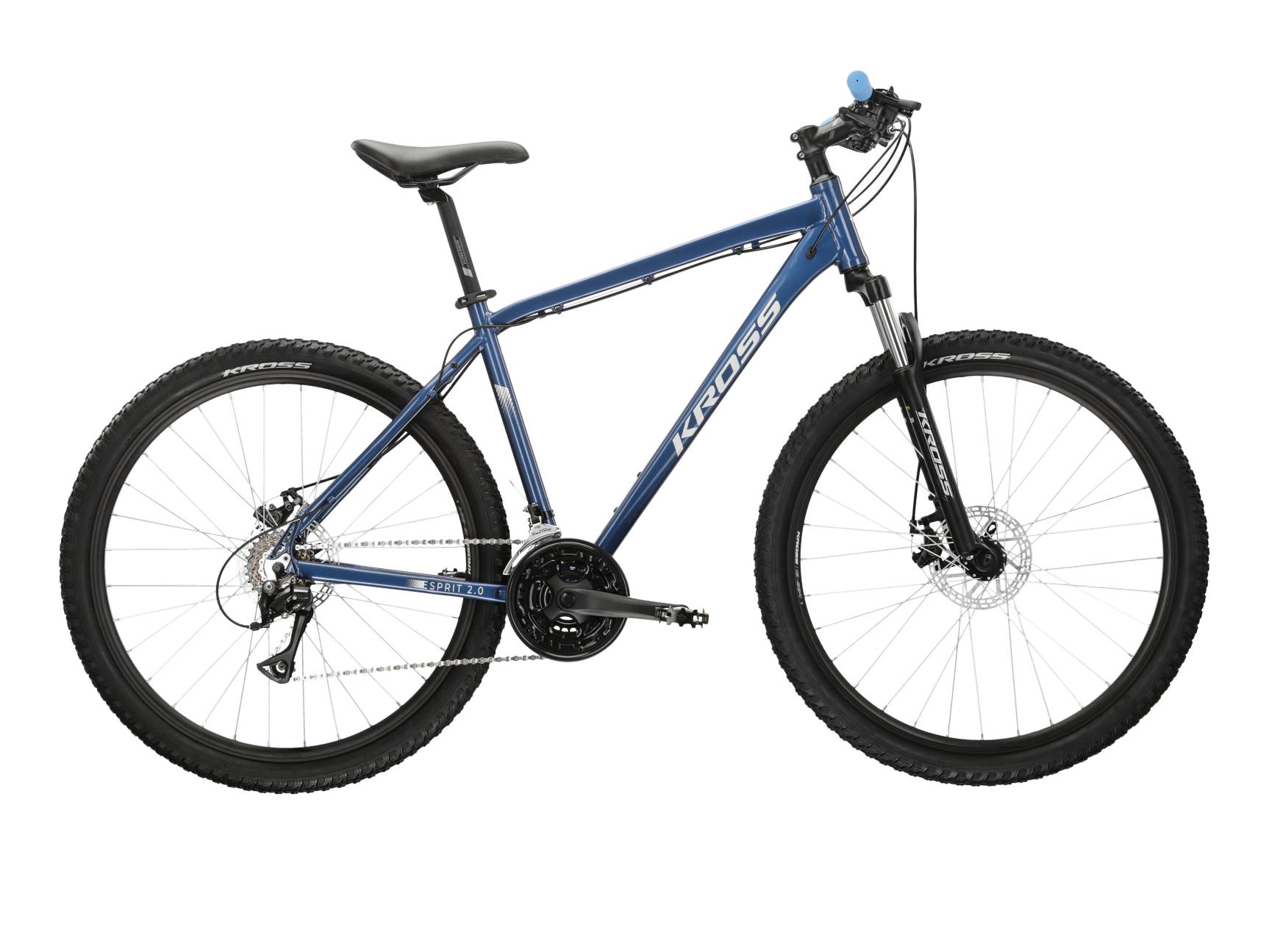 Kross Bicicleta MTB Hardtail Kross Esprit 2.0 27.5 inch albastra Shimano Acera