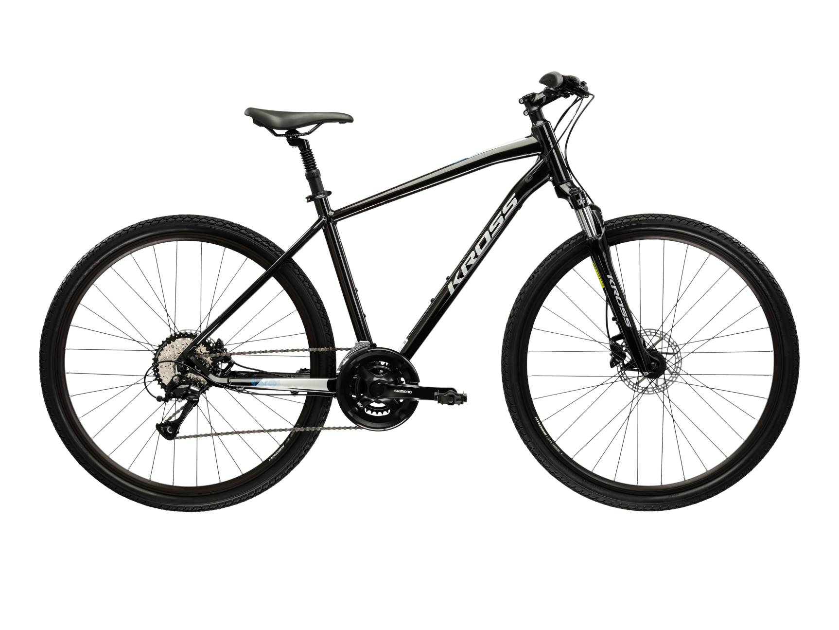 Kross Bicicleta Trekking Kross Evado 4.0 28 inch neagra Shimano Acera