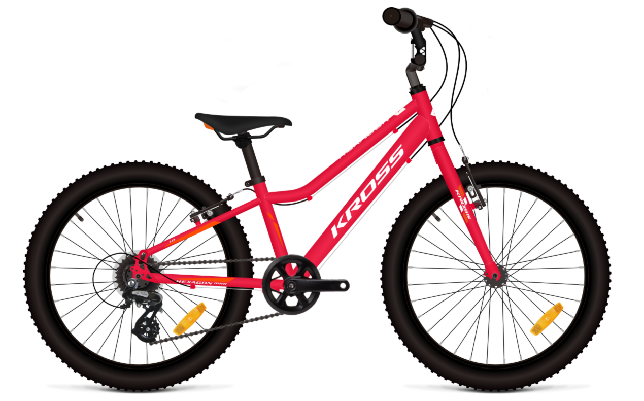 Kross Bicicleta Copii Kross Hexagon Mini 1.0 20 inch rosie Shimano Tourney