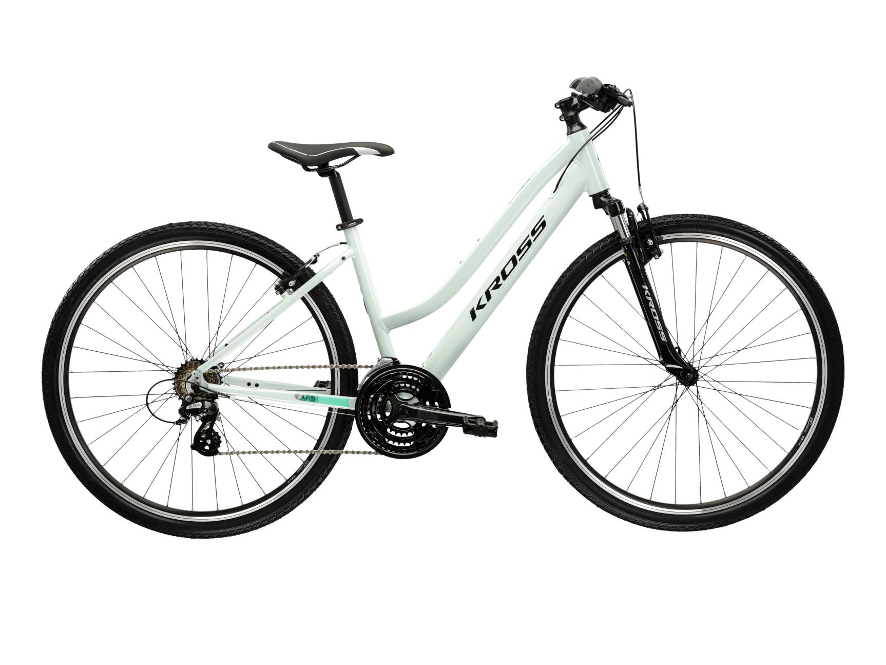 Kross Bicicleta Trekking Kross Evado 2.0 28 inch mint Shimano Altus