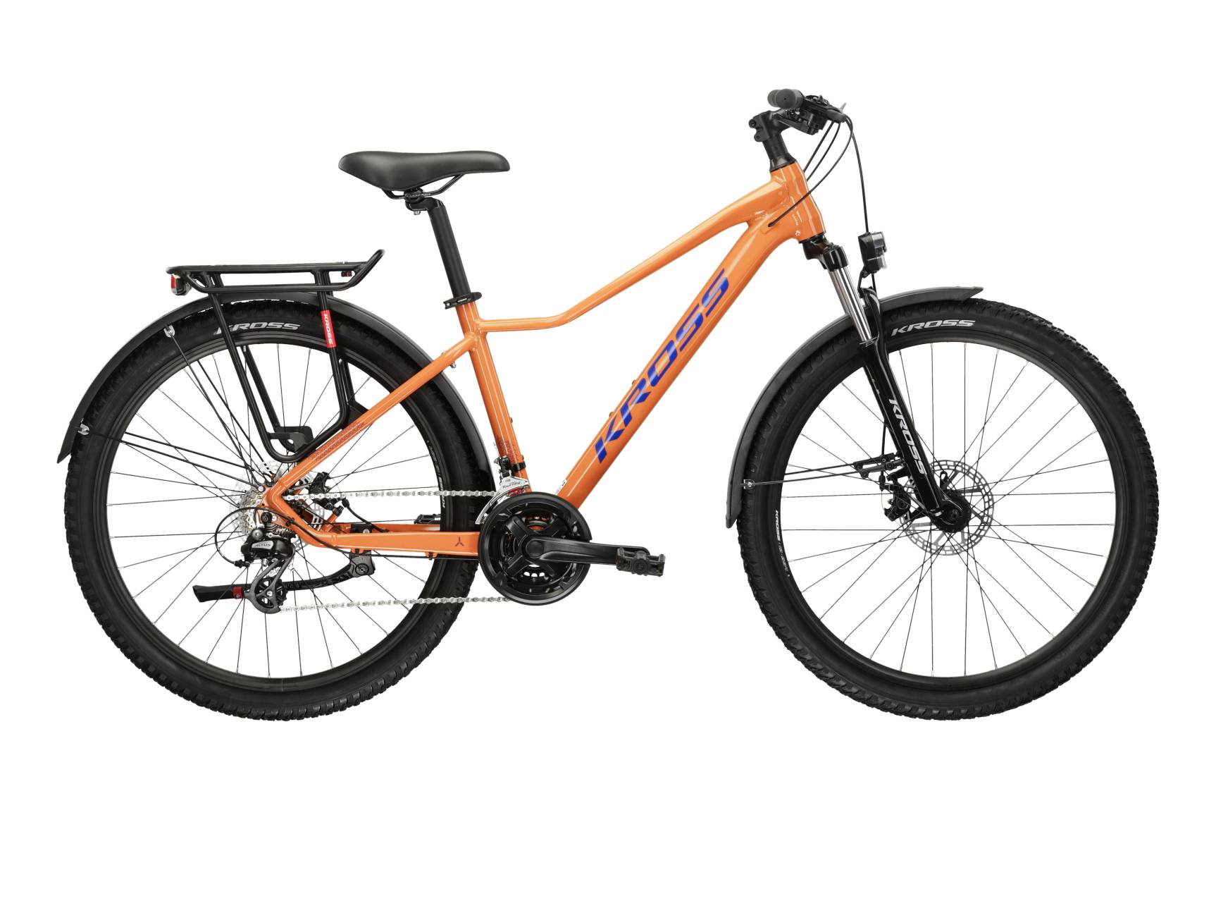 Kross Bicicleta MTB Hardtail Kross LEA 2.0 EQ 27.5 inch portocalie Shimano Altus