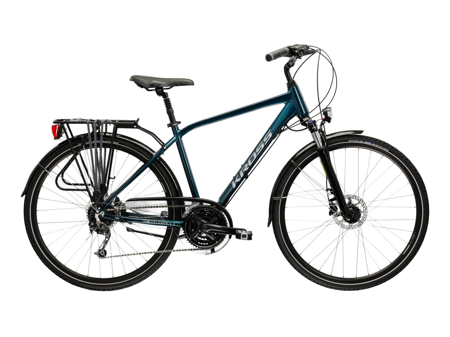 Kross Bicicleta Urban Kross Explorer 4.0 28 inch turcoaz Shimano Deore