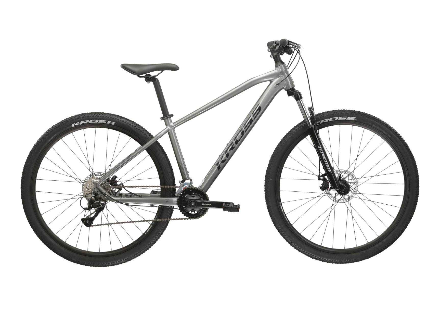 Kross Bicicleta MTB Hardtail Kross Hexagon 3.0 27.5 inch gri Shimano Acera