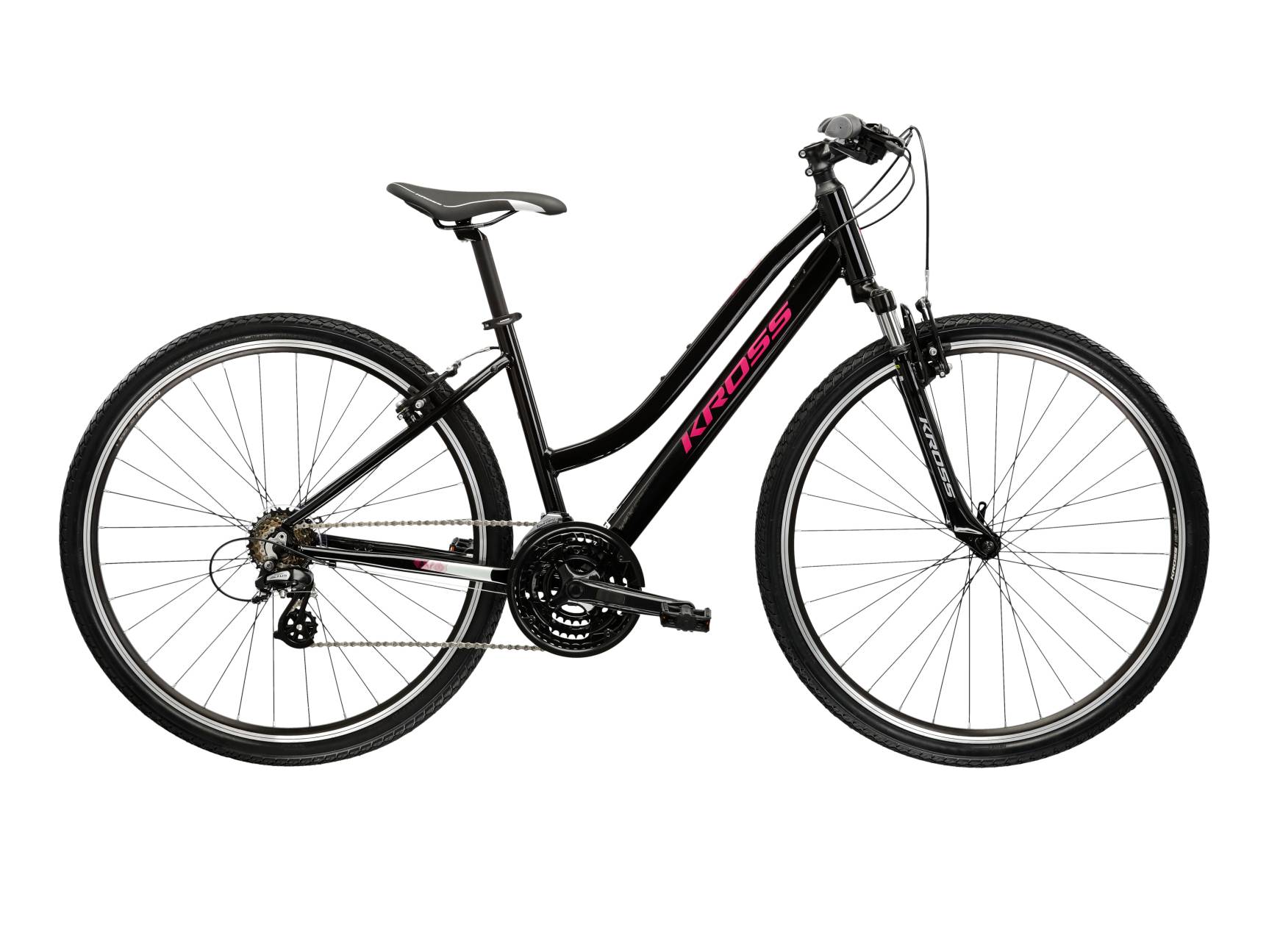 Kross Bicicleta Trekking Kross Evado 2.0 28 inch neagra Shimano Altus