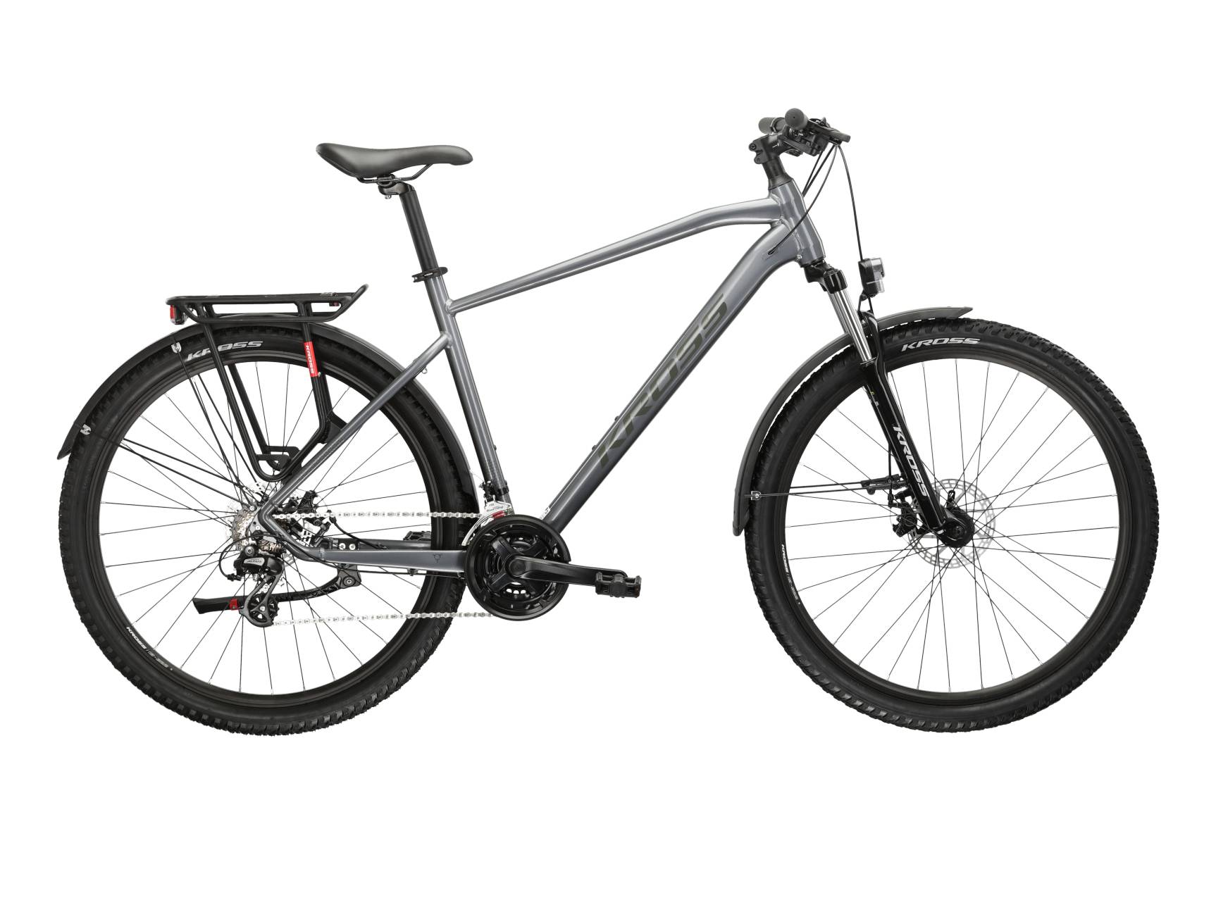 Kross Bicicleta MTB Hardtail Kross Hexagon 2.0 EQ 27.5 inch gri Shimano Altus