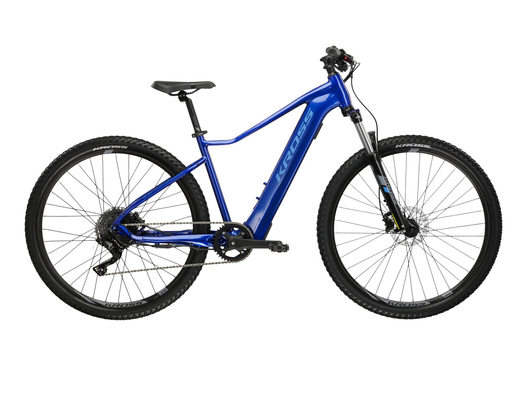 Kross Bicicleta Electrica MTB Kross LEA Boost 2.0 27.5 inch albastra microSHIFT