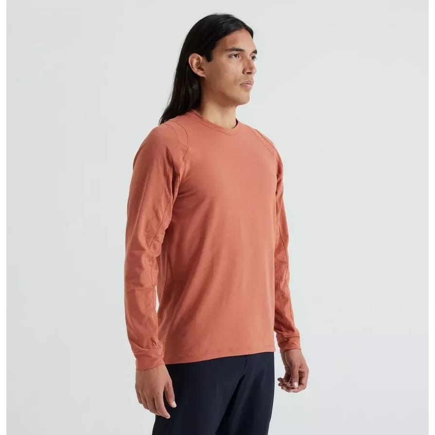 Specialized Tricou Ciclism SPECIALIZED Men's Trail (L/S) - Terra Cotta