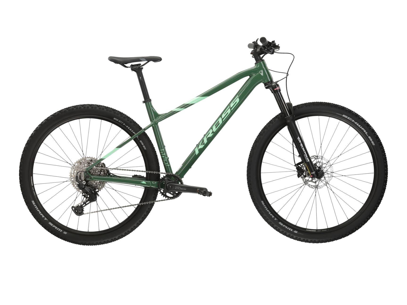 Kross Bicicleta MTB Hardtail Kross Level 5.0 29 inch verde Shimano Cues