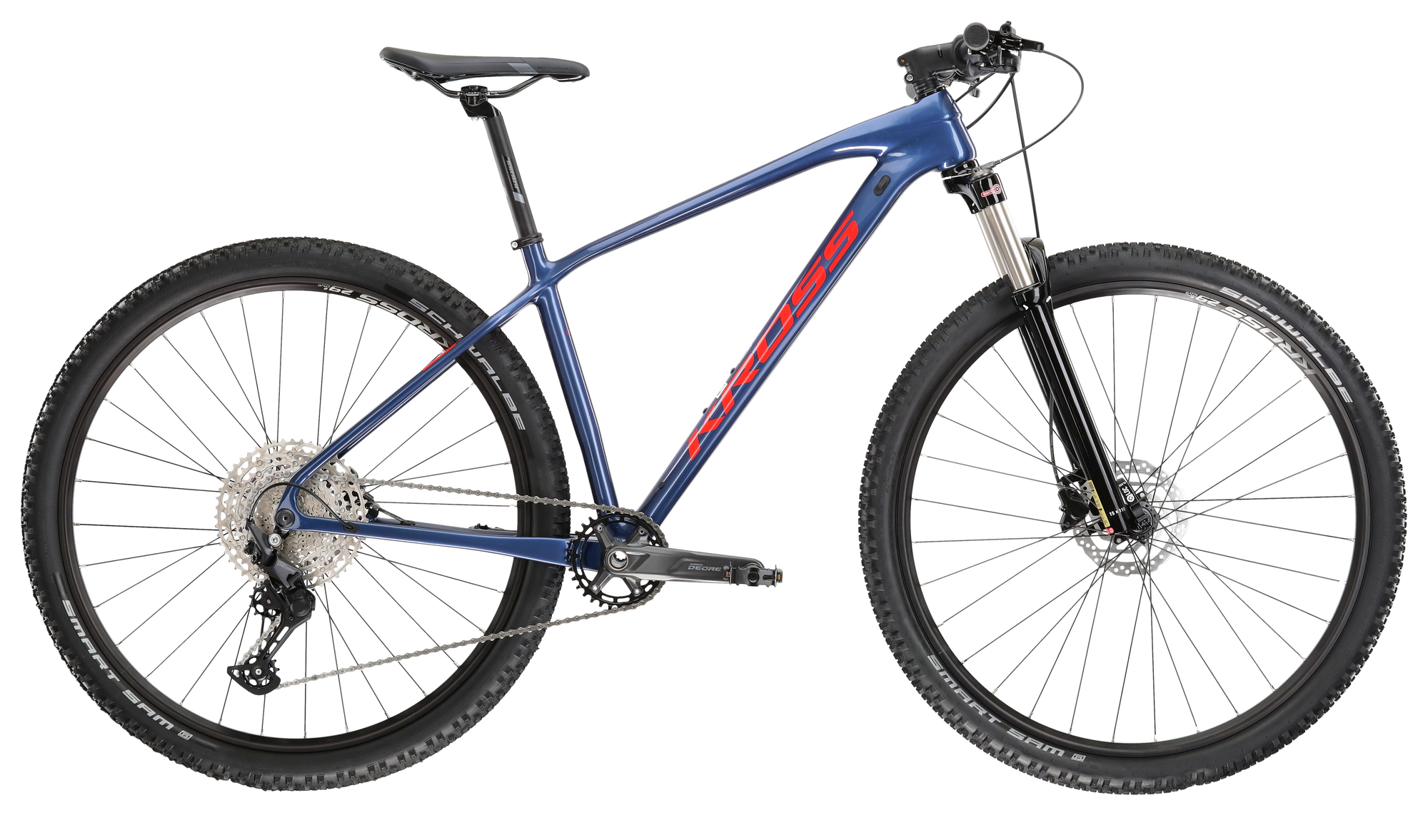 Kross Bicicleta MTB Hardtail Kross Level 7.0 ST 29 inch albastra Shimano Deore