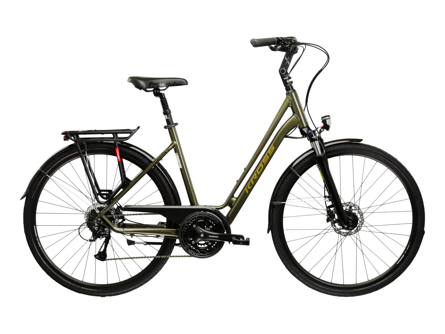 Kross Bicicleta Urban Kross Sentio 4.0 28 inch verde Shimano Acera