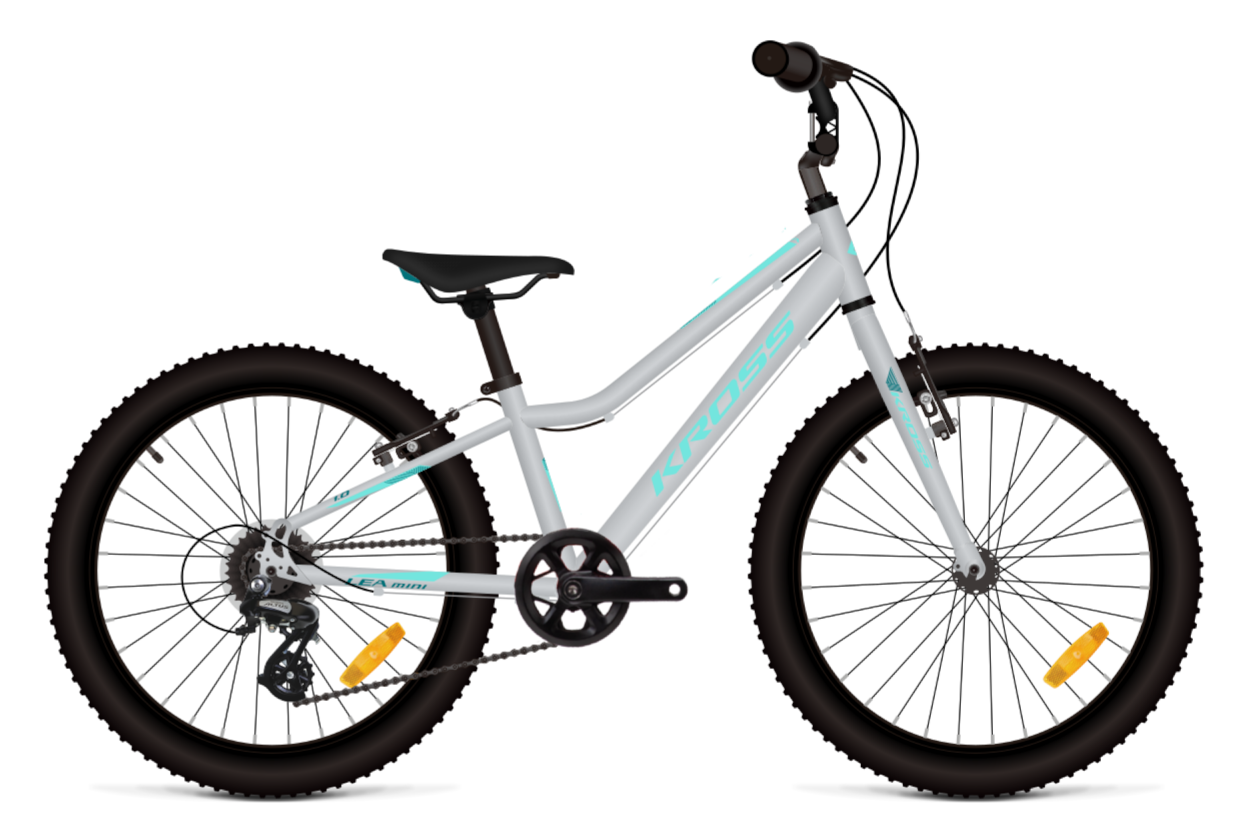 Kross Bicicleta Copii Kross LEA Mini 1.0 20 inch argintie Shimano Tourney