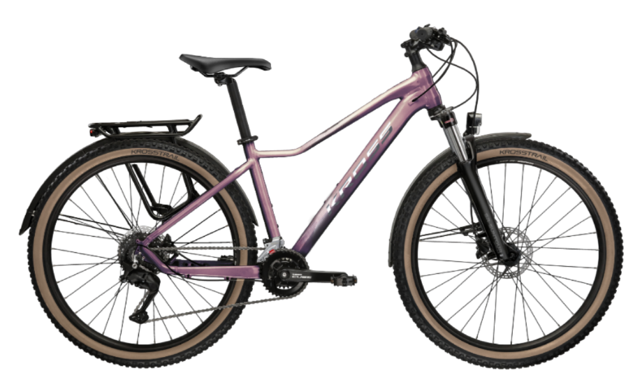 Kross Bicicleta MTB Hardtail Kross LEA X200 EQ 27.5 inch roz Shimano Altus