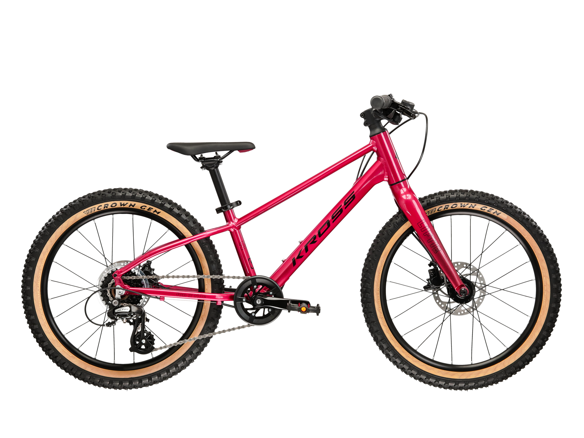 Kross Bicicleta Copii Kross Liftie 20x frana disc 20 inch rosie Shimano Altus