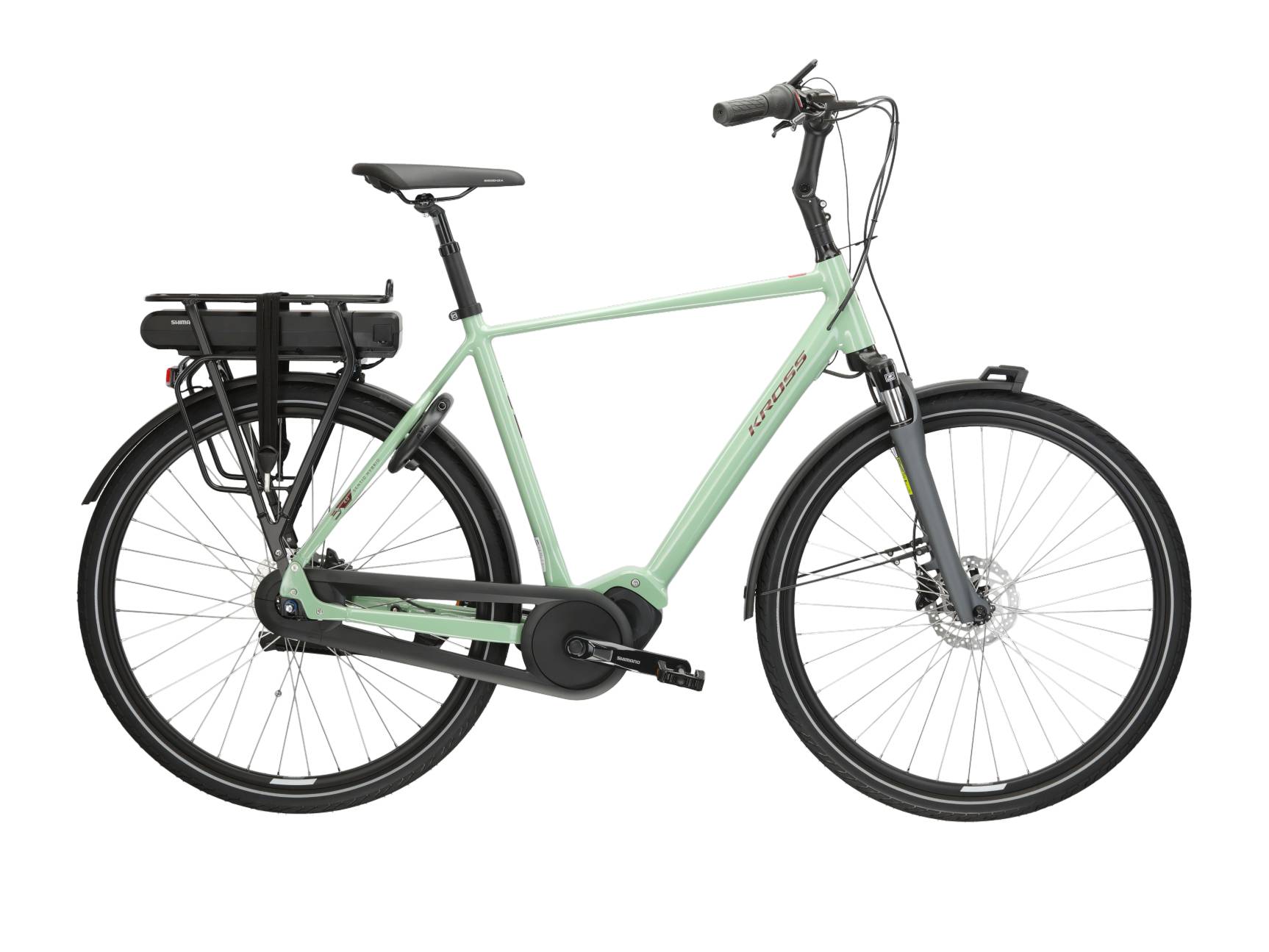 Kross Bicicleta Electrica City Kross Sentio Hybrid 4.0 28 inch verde