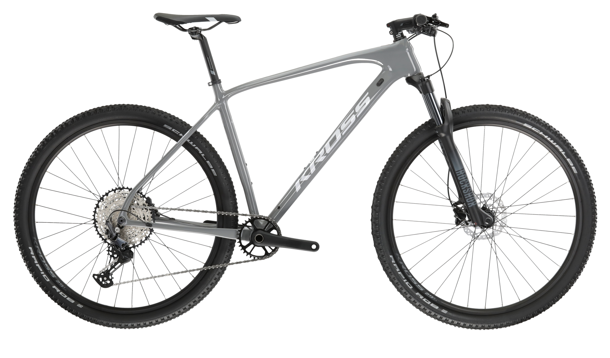 Kross Bicicleta MTB Hardtail Kross Level 8.0 PP 29 inch gri Shimano Deore