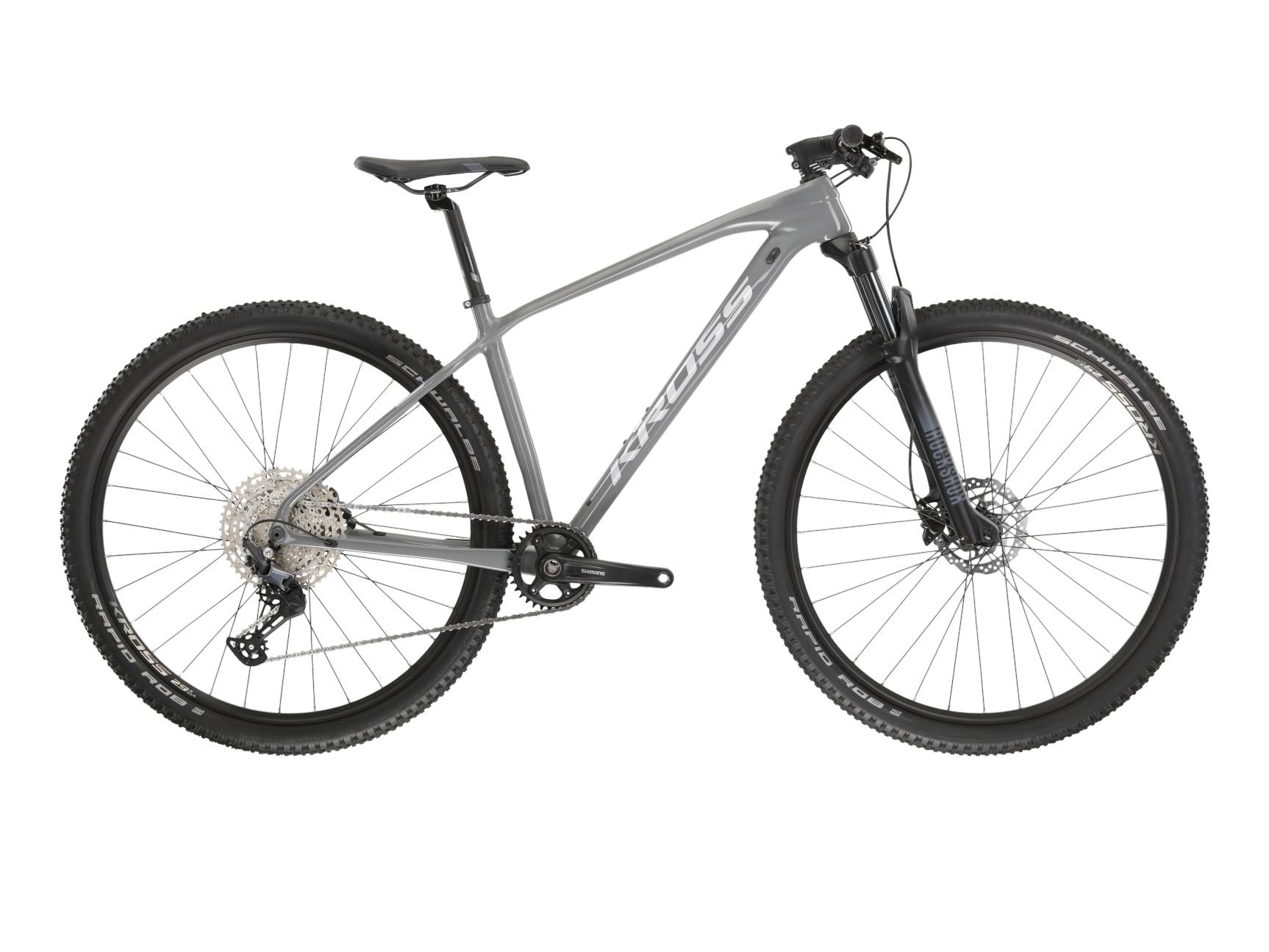 Kross Bicicleta MTB Hardtail Kross Level 8.0 29 inch gri Shimano Deore