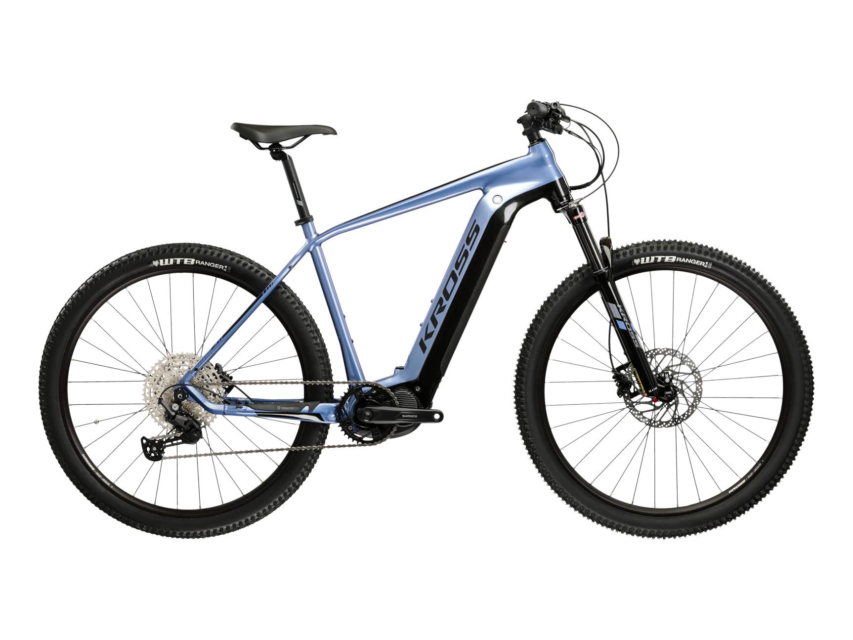 Kross Bicicleta Electrica MTB Kross Level Boost 2.0 500 29 inch albastra Shimano Deore