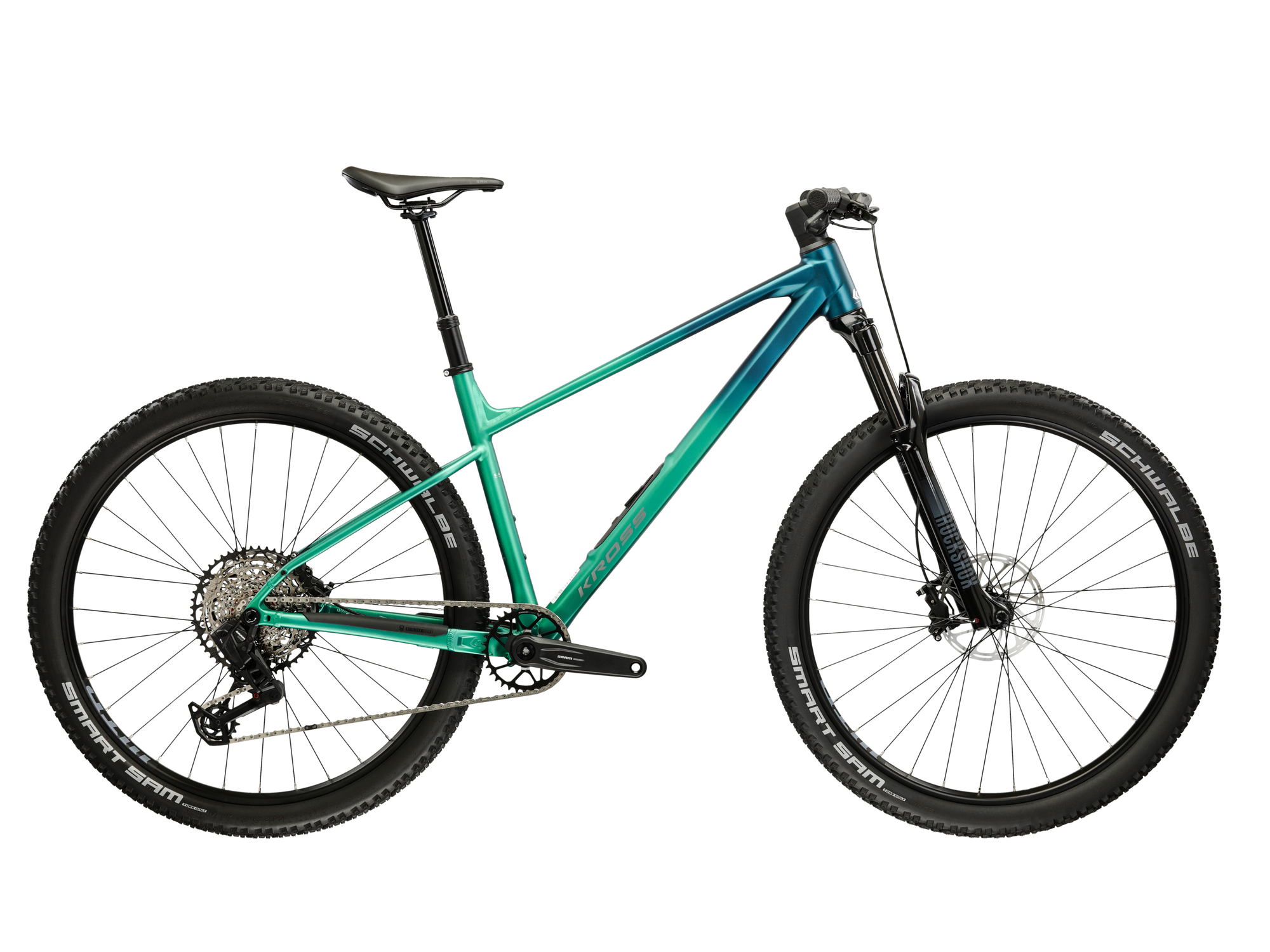 Kross Bicicleta MTB Hardtail Kross Level X500 29 inch albastra SRAM Eagle