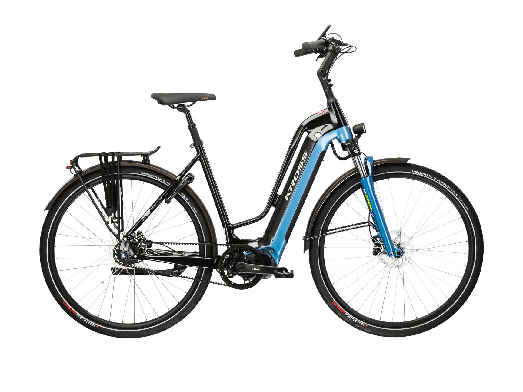 Kross Bicicleta Electrica City Kross Sentio Hybrid 7.0 28 inch neagra Shimano