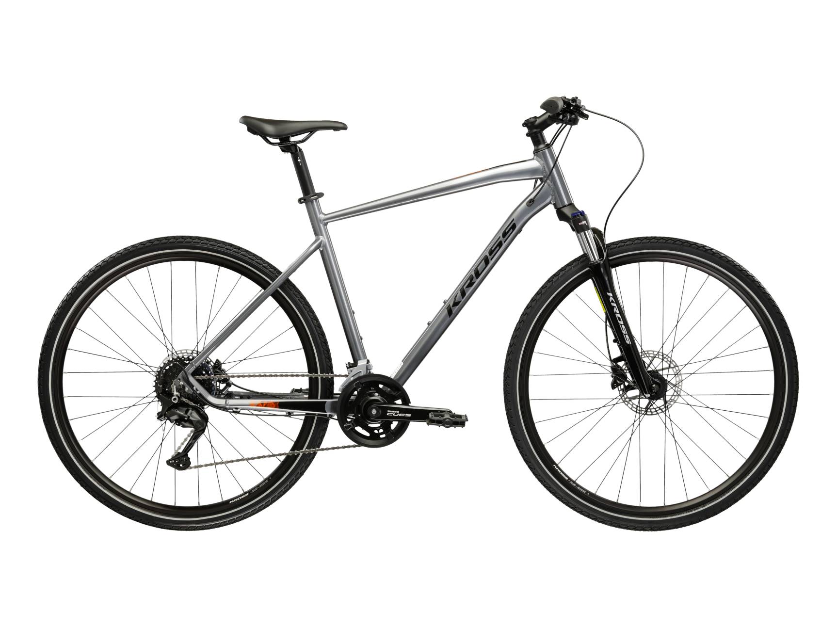 Kross Bicicleta Trekking Kross Evado 5.0 28 inch gri Shimano Cues