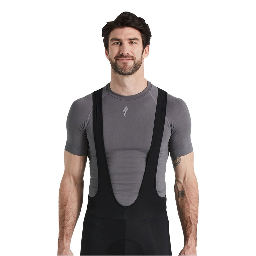 Specialized Specialized - bluza de corp ciclism cu maneca scurta pentru barbati Seamless Base Layer SS - gri inchis