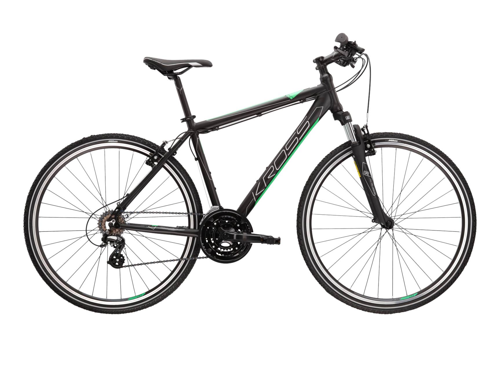 Kross Bicicleta Trekking Kross Evado 2.0 28 inch neagra Shimano Altus