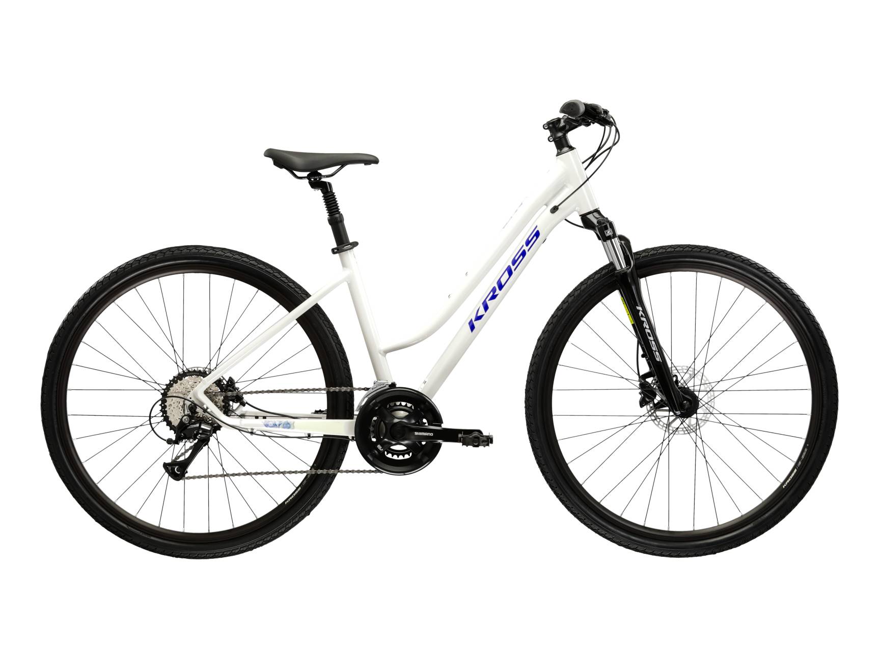 Kross Bicicleta Trekking Kross Evado 4.0 28 inch gri Shimano Acera