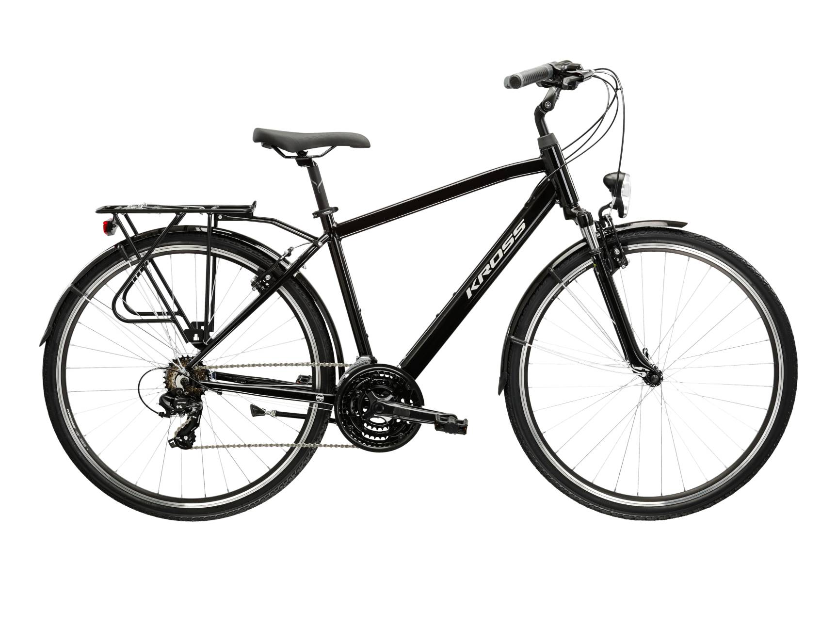 Kross Bicicleta Trekking Kross Trans 1.0 28 inch neagra Shimano Tourney
