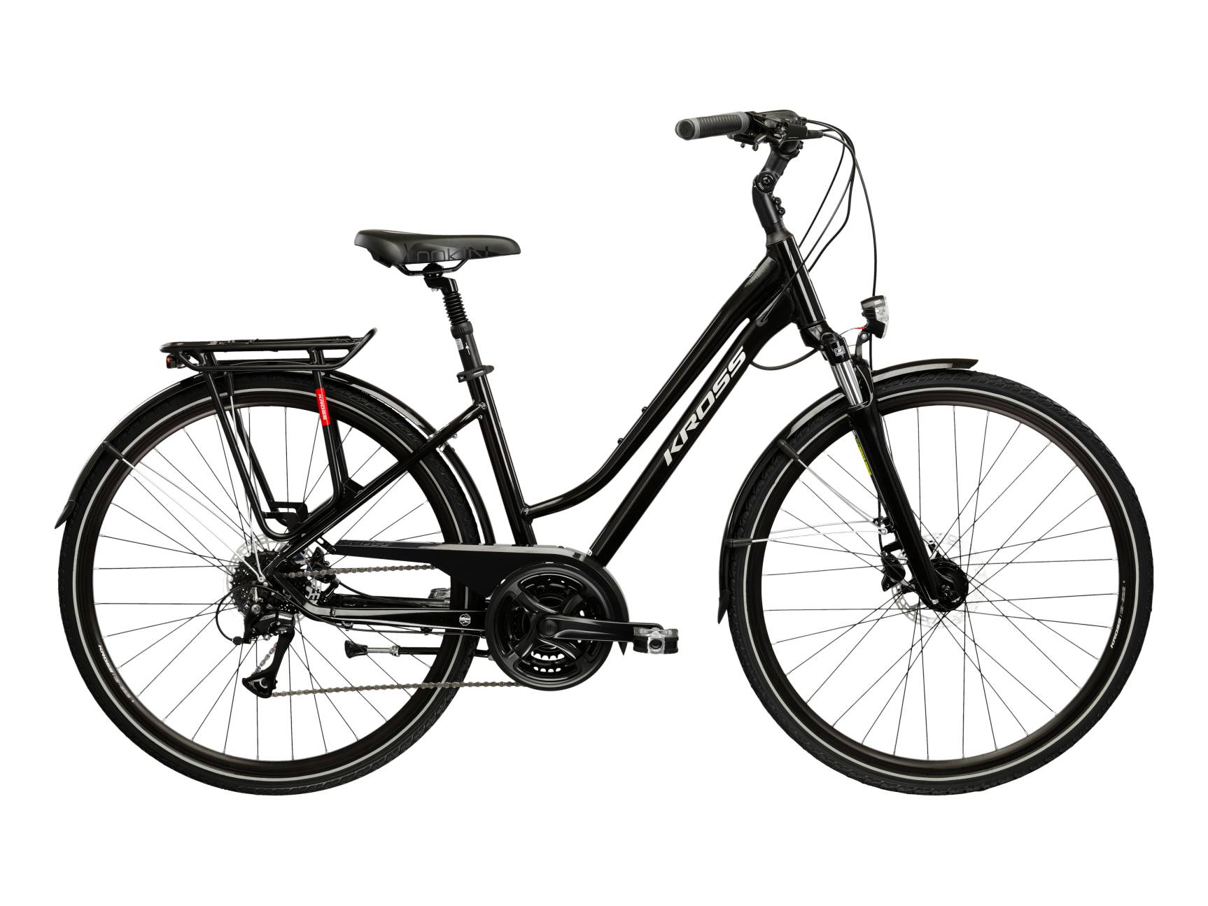 Kross Bicicleta Urban Kross Trans 4.0 28 inch neagra Shimano Acera