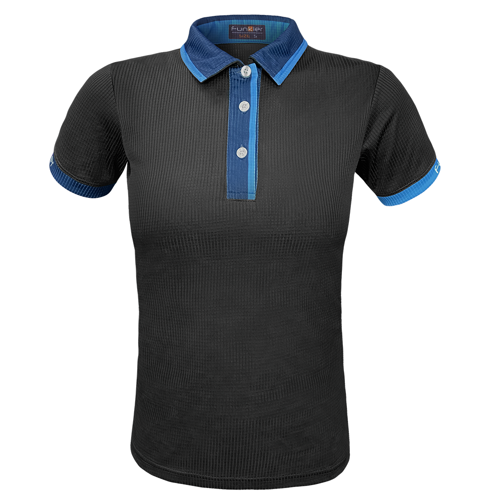Funkier Tricou polo FUNKIER Bari Active Men S/S - Black/Blue