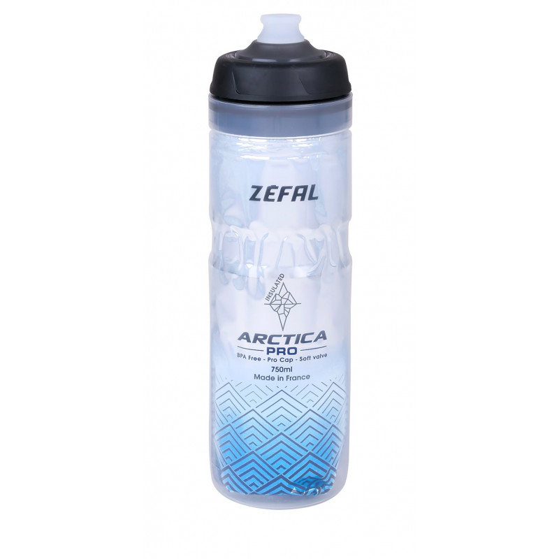 Zefal Zefal - bidon apa izolat termic Arctica Pro 75, 750ml - transparent gri albastru