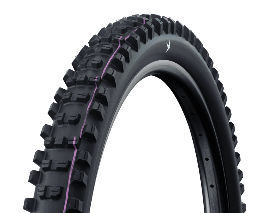 Schwalbe Cauciuc SCHWALBE Shredda Rear - 27.5x2.50 (64-584) HS639 B/B, Gravity Pro Radial, Addix Ultra Soft - Pliabil