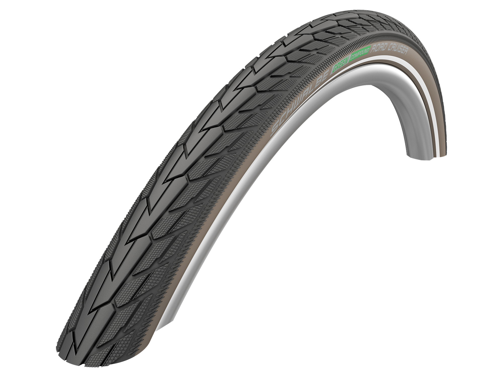 Schwalbe Cauciuc SCHWALBE Road Cruiser - 28x1.60 700x40C (42-622) HS484 B/CO+RT, Green - Sarma