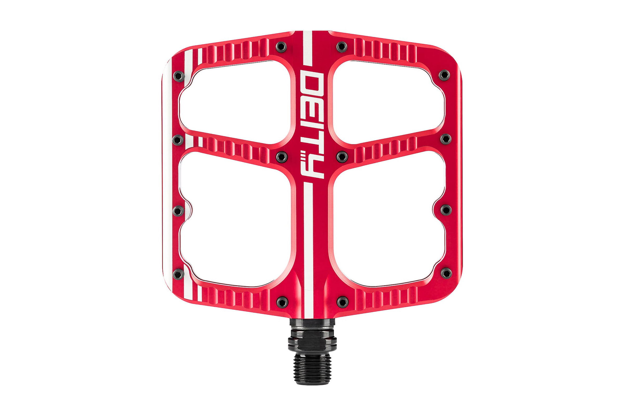 Bicycle Pedals Pedale DEITY Flat Trak - Red