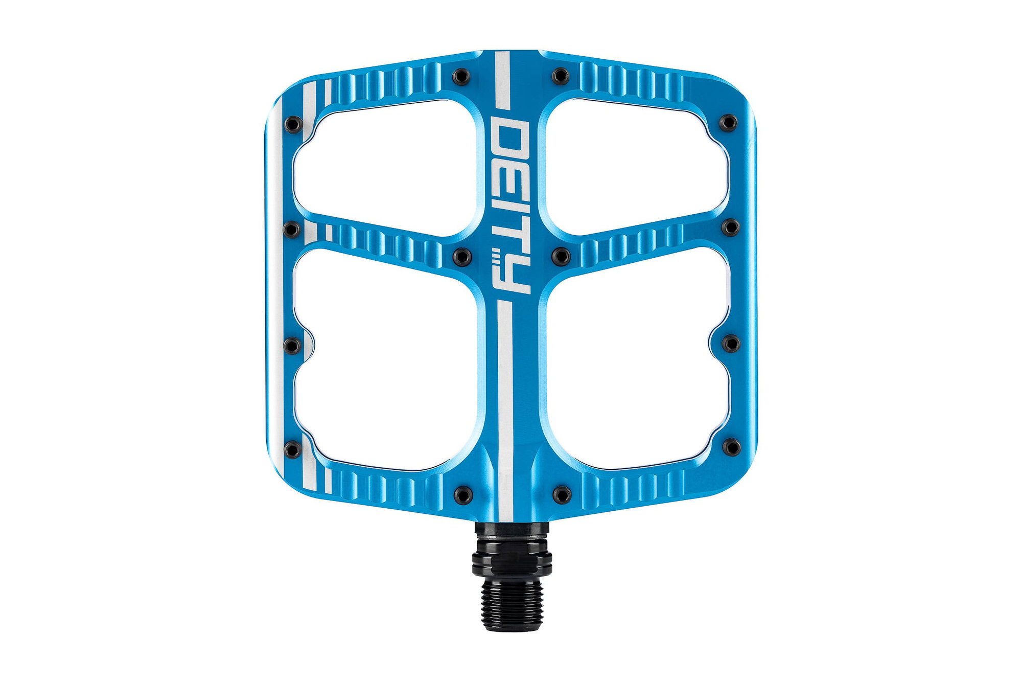 Bicycle Pedals Pedale DEITY Flat Trak - Blue