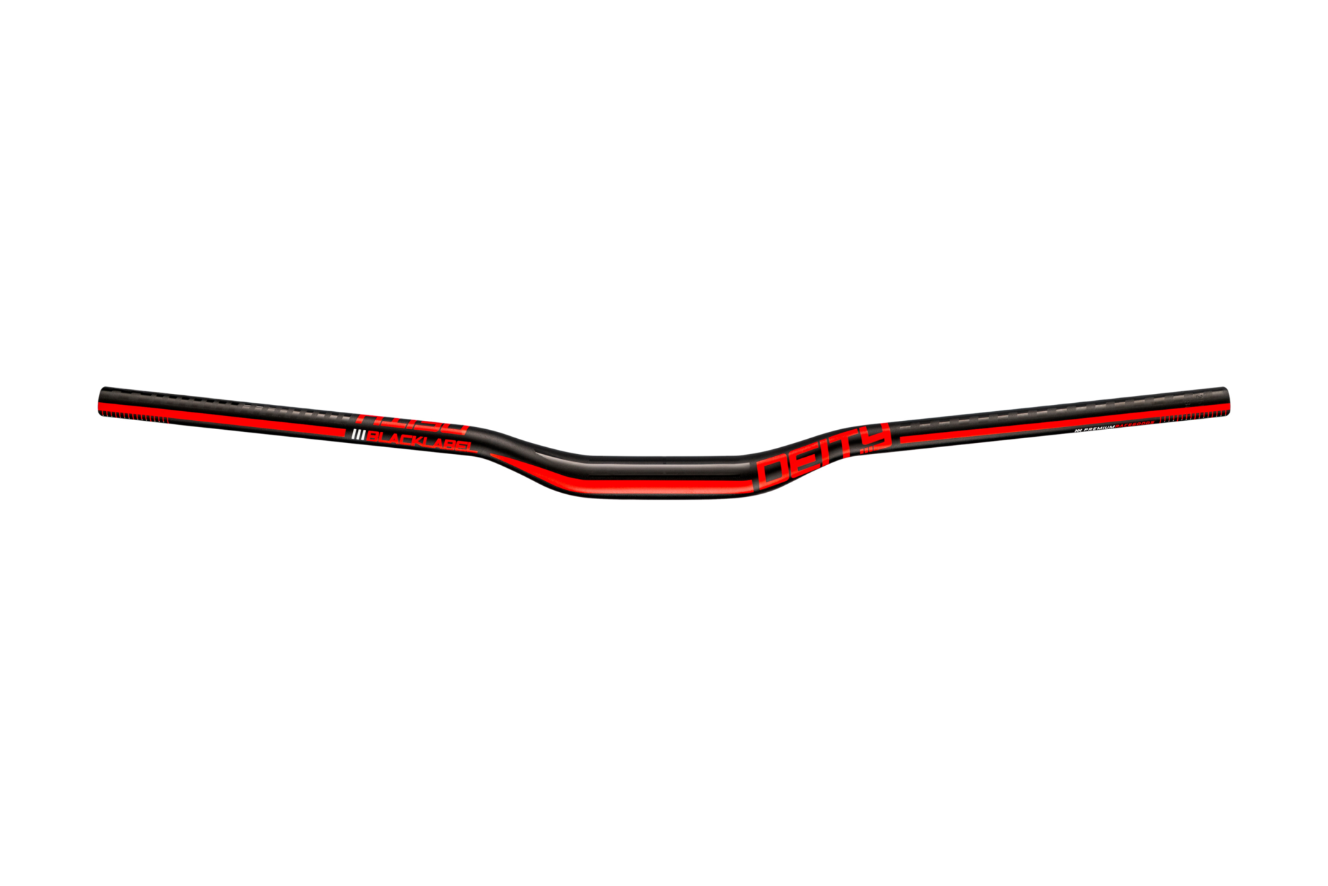 Bicycle Parts Ghidon DEITY Blacklabel 31.8 x 800mm 25 Rise - Red