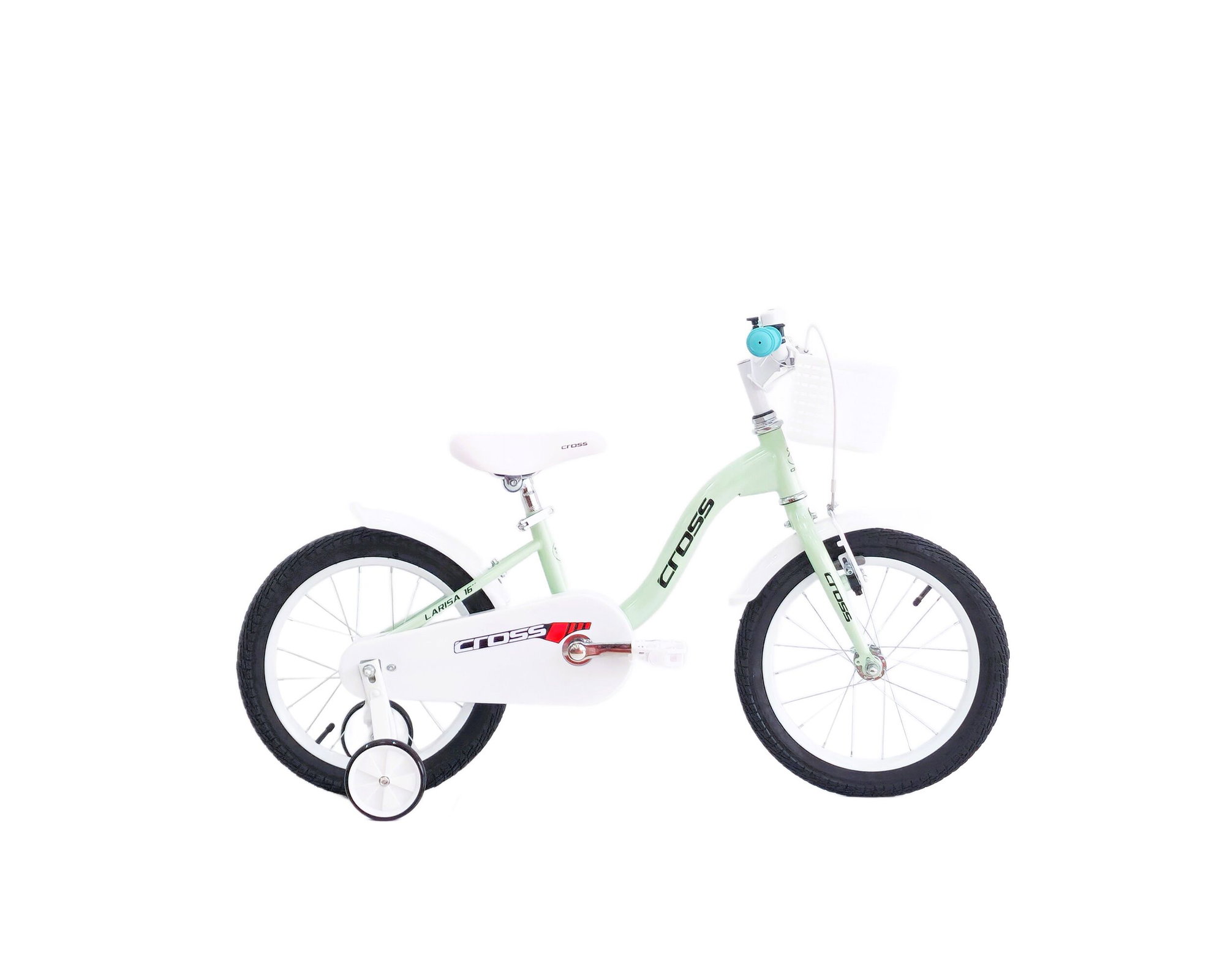 Cross Bicicleta copii mtb CROSS Larisa Coaster Break 16 - Light Green | 4-6 ani