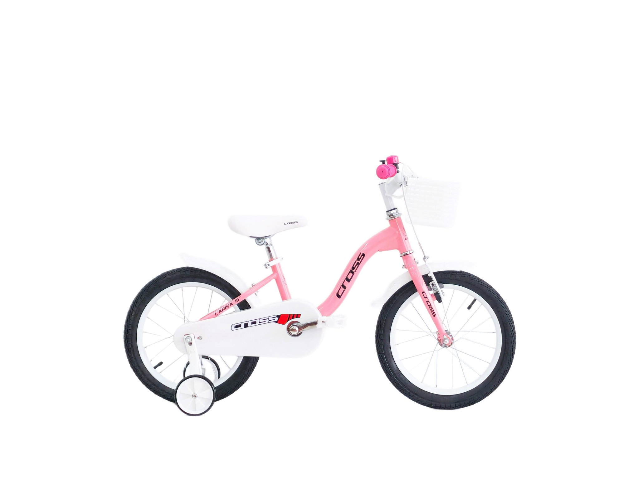 Cross Bicicleta copii mtb CROSS Larisa Coaster Break 16 - Light Pink | 4-6 ani