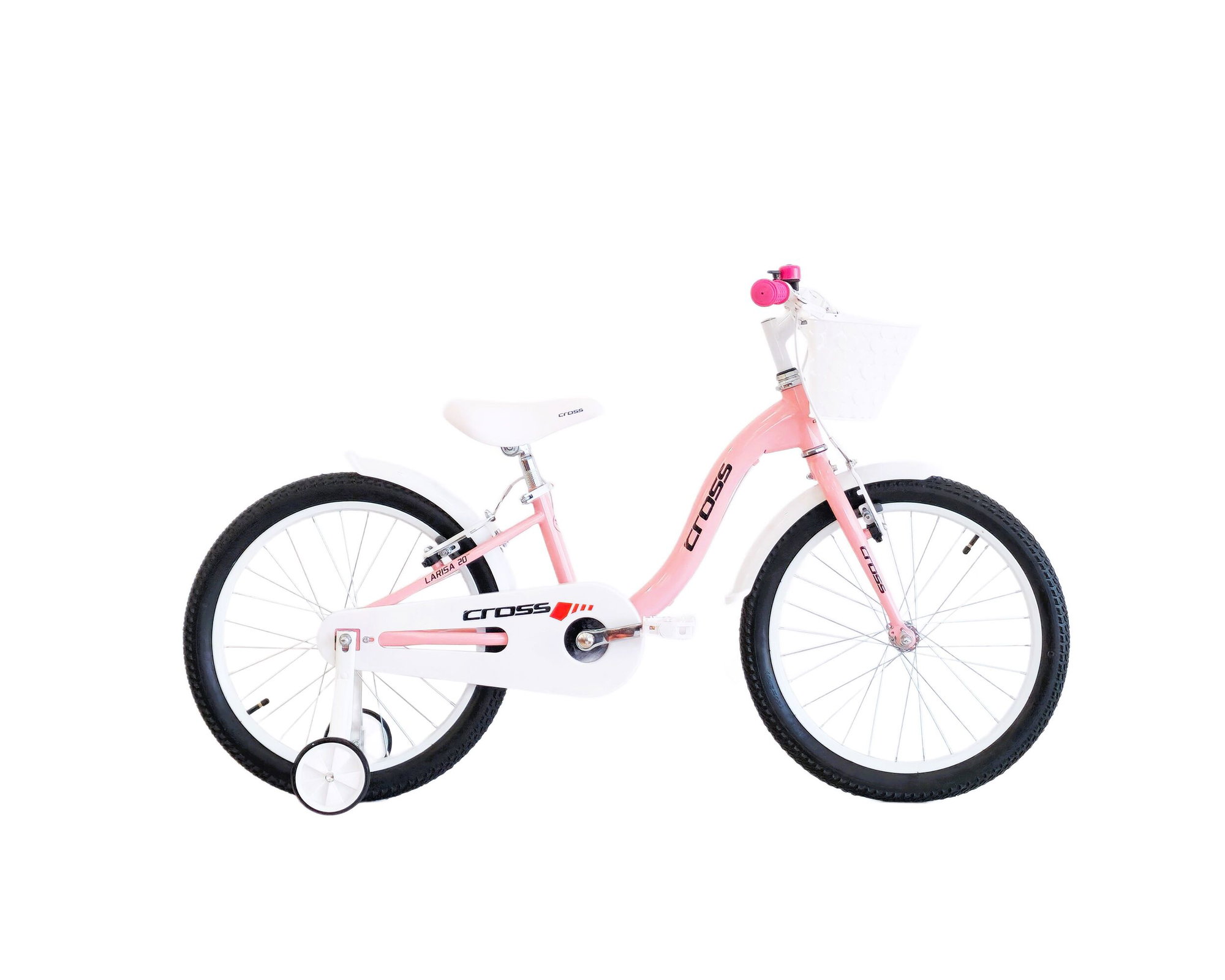 Cross Bicicleta copii mtb CROSS Larisa V-Break 20 - Light Pink | 6-8 ani