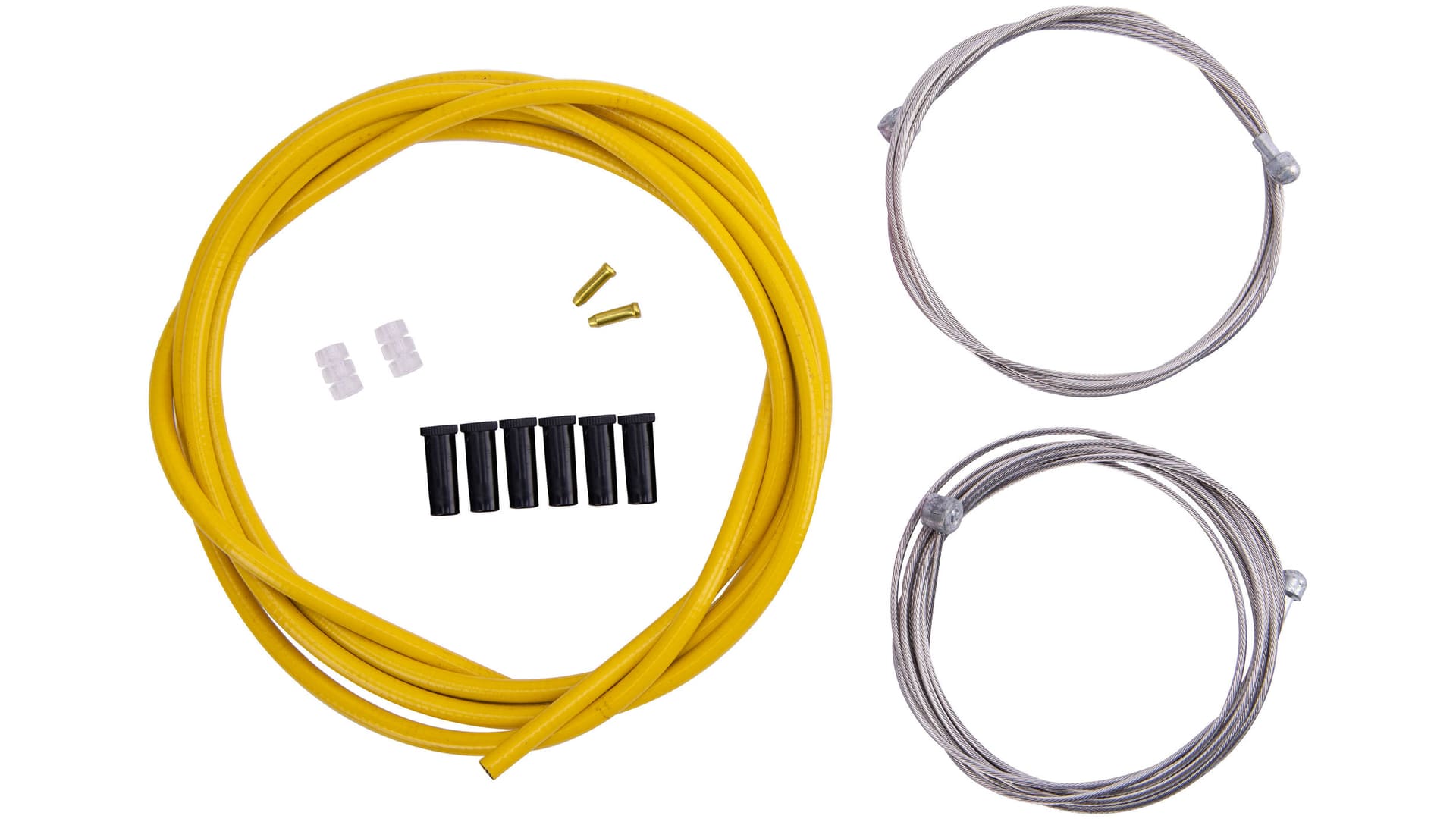 Contec Set cablu + camasa frana CONTEC Neostop fata/spate - Yellow