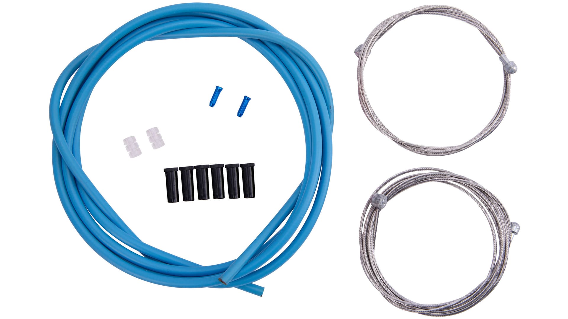 Contec Set cablu + camasa frana CONTEC Neostop fata/spate - Blue