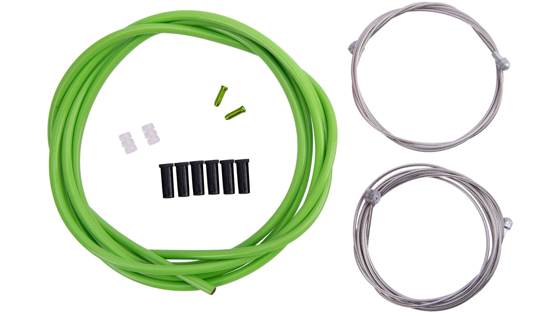 Contec Set cablu + camasa frana CONTEC Neostop fata/spate - Green