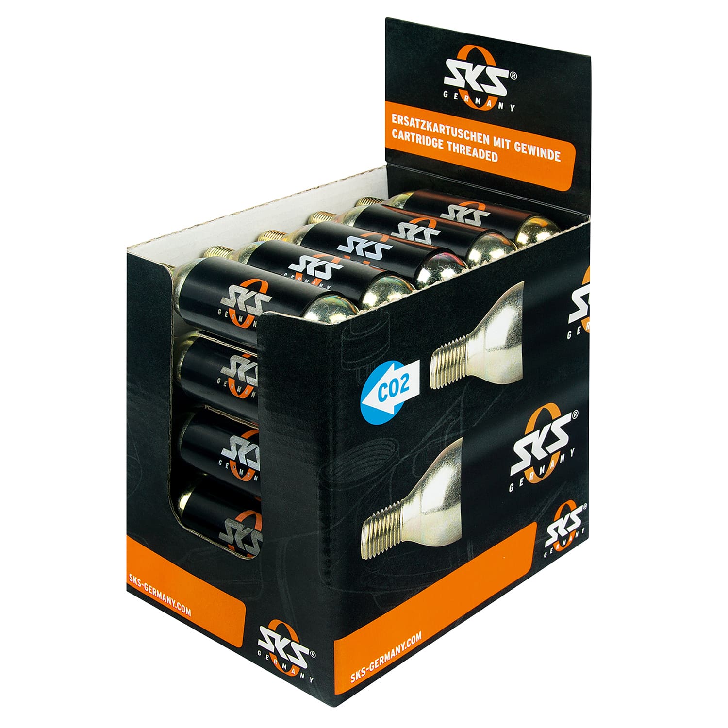 Bicycle Accessories Set Cartuse CO2 SKS fara Filet (25 buc.) 24g/buc