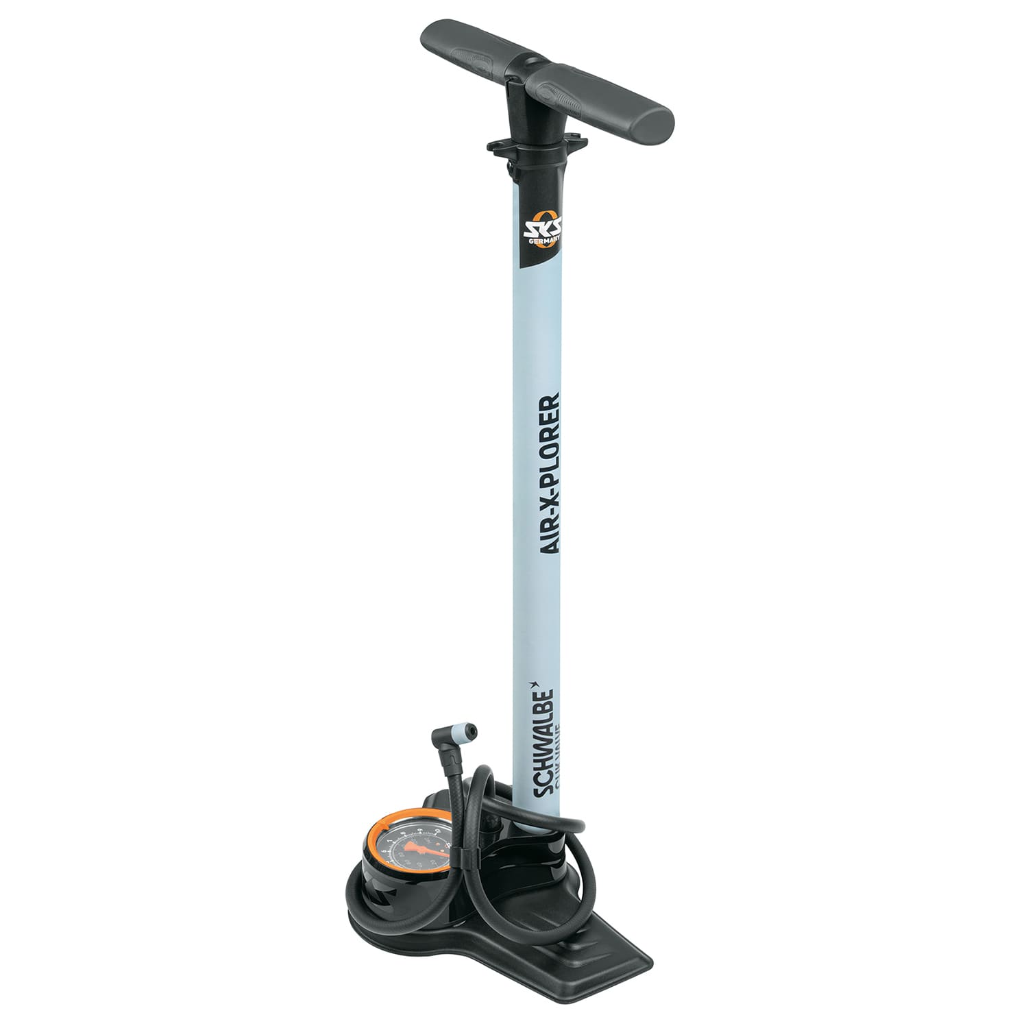 Bicycle Accessories Pompa Podea SKS Air-X-Plorer 10.0 - ClikValve - Sky Blue