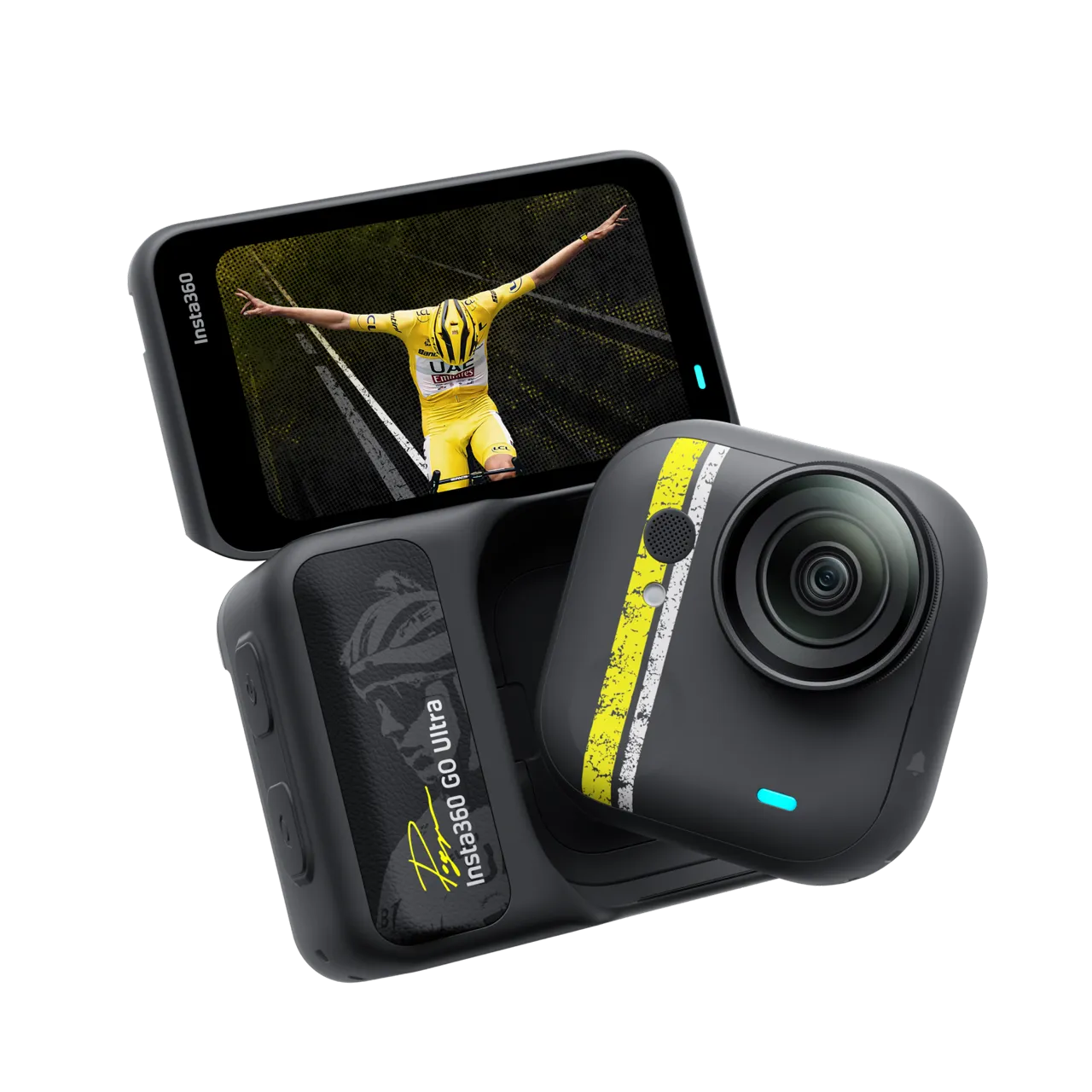 bradut artificial Insta360 Go Ultra Camera Video Sport Ultra-compacta 4K - Tadej Pogačar Edition