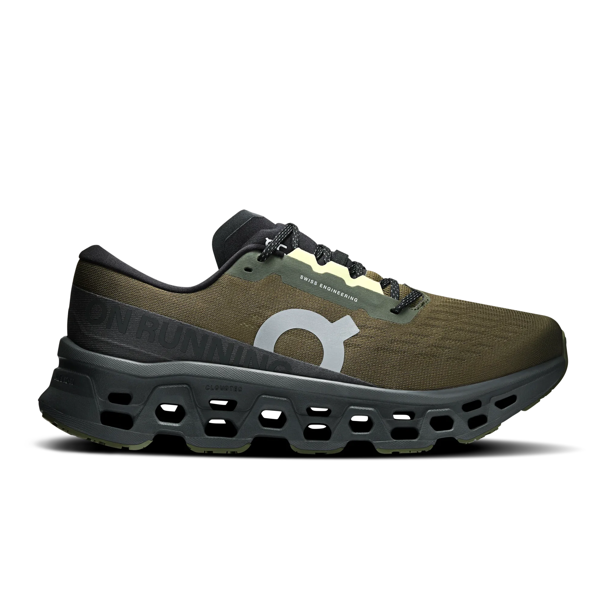 On Pantofi alergare On Cloudmonster 3 - amortizare maximă - Olive | Eclipse