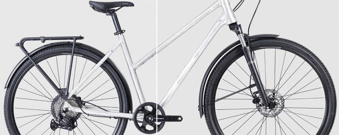 Merida Mudguard ME + Carrier / EQ SET Crossway TFS (+USB rear light)