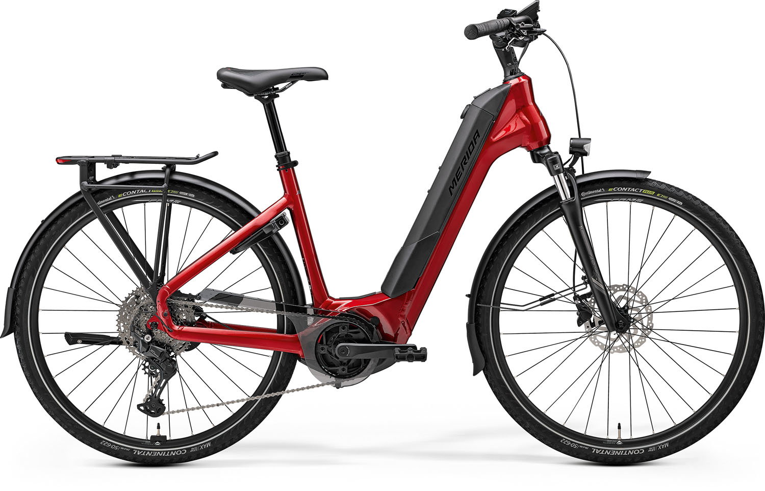 Merida Merida eFloat City 600 Eq M Căpșună Închisă (Gri) - Bosch